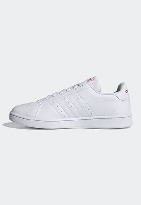 Tenis Lifestyle Blanco-Rojo adidas Performance Advantage Base