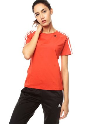 Camiseta Roja adidas Performance D2M Tee 3S