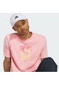 Camiseta Blanco Adidas Graphic Sunny Palms Rosa de adidas Performance