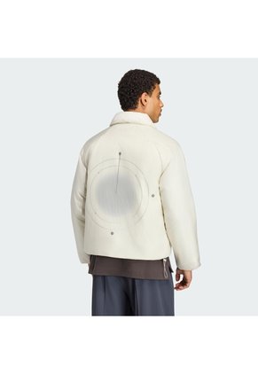 Chaqueta Beige Adidas Entrenador Running X Hermanos Koumori Acolchada Beige