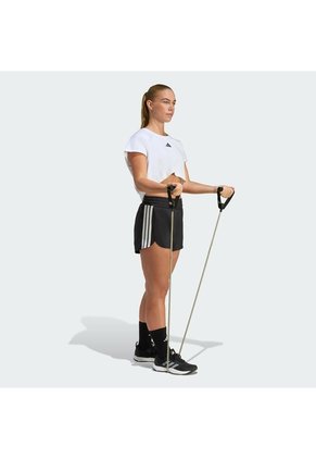 Shorts Entrenamiento Negro Adidas Pacer Pretina Alta Mujer