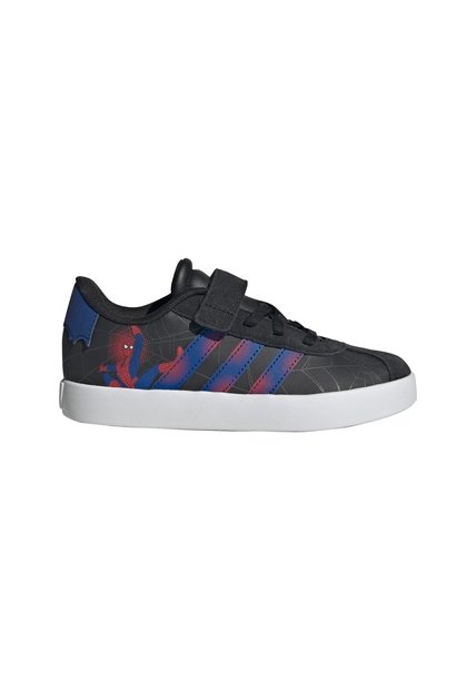 Tenis Negro Adidas Vl Court 3.0 Marvel Spider-Man Niños