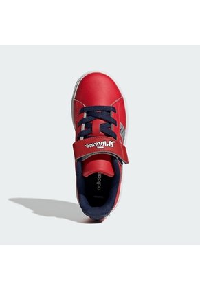 Tenis Rojo Adidas Grand Court Marvel Spider-Man Niños