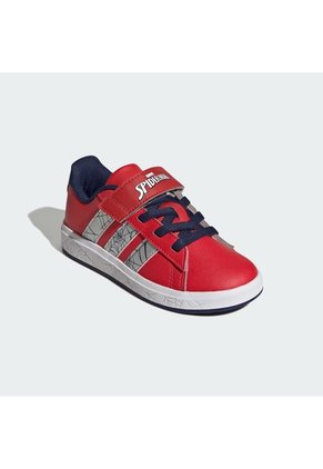 Tenis Rojo Adidas Grand Court Marvel Spider-Man Niños