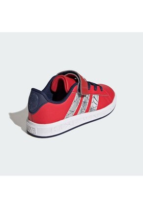 Tenis Rojo Adidas Grand Court Marvel Spider-Man Niños