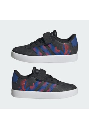 Tenis Negro Adidas Vl Court 3.0 Marvel Spider-Man Niños
