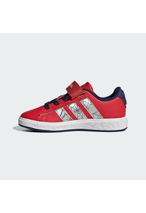 Tenis Rojo Adidas Grand Court Marvel Spider-Man Niños