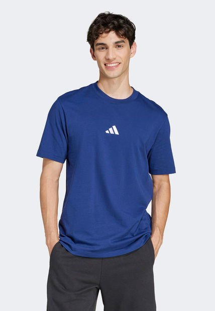 Camiseta Azul Royal-Blanco adidas Sportswear Essentials