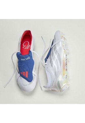 Guayos Adidas Hombre Predator Elite Con Lengüeta Plegable FG - Blanco