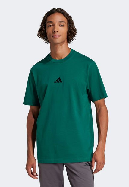 Camiseta Verde-Negro adidas Sportswear Essentials