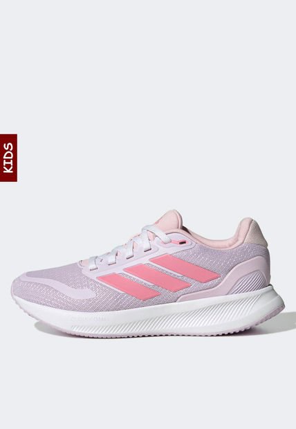 Tenis Running Blanco-Rosa adidas Performance Runfalcon 5 Kids