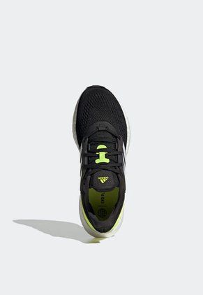 Tenis Running Negro-Blanco-Amarillo Neón adidas Performance Pureboost 22