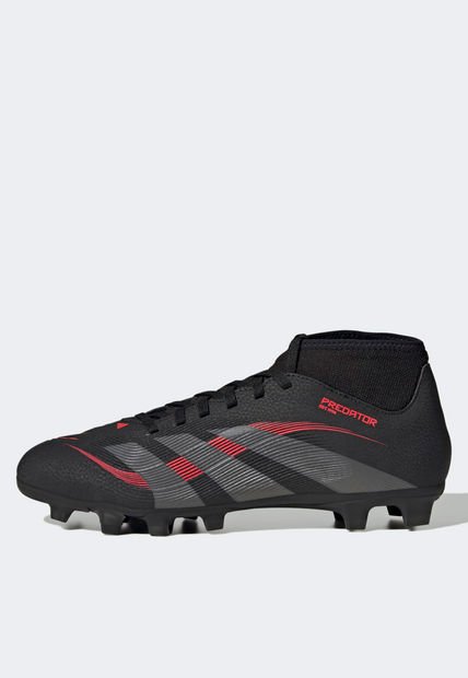 Guayo Negro-Rojo-Gris adidas Performance Predator Club Sock Multiterreno