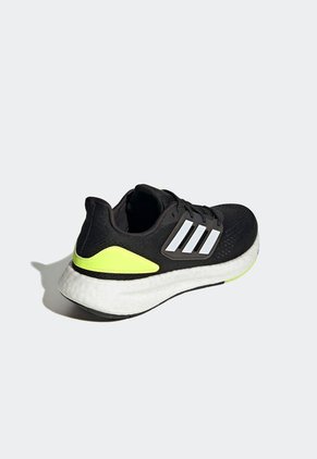 Tenis Running Negro-Blanco-Amarillo Neón adidas Performance Pureboost 22
