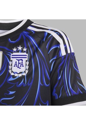 Camiseta Adidas Performance Infantil Niños Visitante Selección Argentina 26 - Negro - Fútbol | Uso Casual Y Entrenamiento