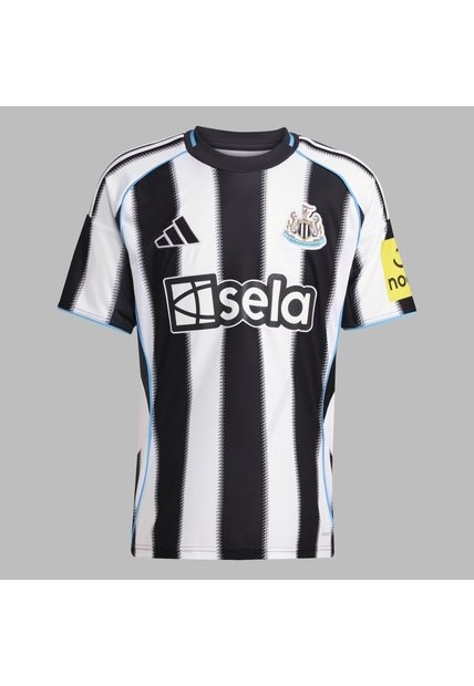 Camiseta Adidas Performance Hombre Local Newcastle FC 25 - Blanco - Negro - Fútbol | Uso Casual Y Entrenamiento