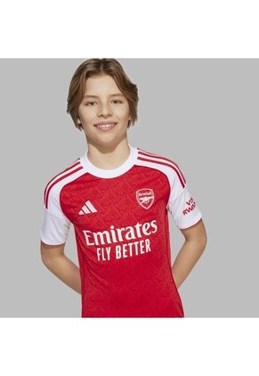 Camiseta Adidas Performance Niño Local Arsenal 25/26 - Rojo - Blanco - Fútbol | Uso Casual Y Entrenamiento