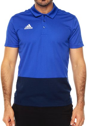 Camiseta Polo Azul adidas Performance Con 18