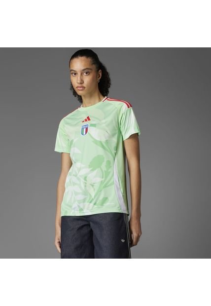 Adidas Performance Camiseta Adidas Mujer Visitante Italia 25 (Equipo Femenino)-Verde Camiseta Adidas Mujer Visitante Italia 25 (Equipo Femenino)-Verde
