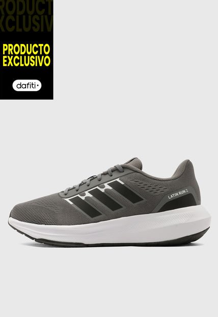Tenis Running Gris-Blanco-Negro adidas Performance Latin Run 2.0 M