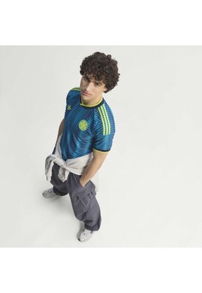 Camiseta Adidas Hombre Visitante Selección Colombia 26 Version Jugador  - Azul