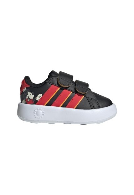 Tenis Negro Adidas Grand Court Disney Mickey Mouse Bebés