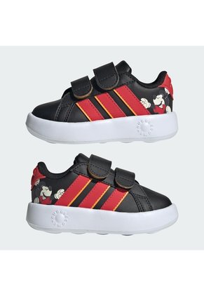 Tenis Negro Adidas Grand Court Disney Mickey Mouse Bebés