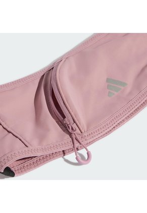 Bolso Negro Adidas Cinturón De Running Multibolsillo Morado