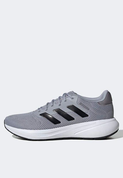 Tenis Running Gris-Blanco-Negro adidas Performance Response Runner