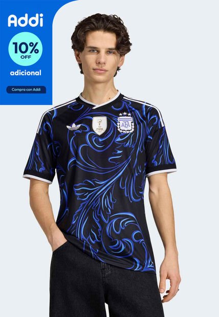 Camiseta Selección Argentina adidas Originals Visitante 26 Negro