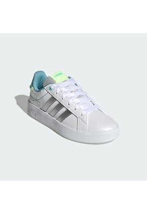 Tenis Rosado Adidas Grand Court 3.0 Niñas Blanco
