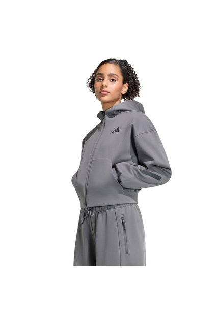 Buzos Y Súeteres Gris Adidas Buzo Corto Z.N.E. Cierre Frontal Gris