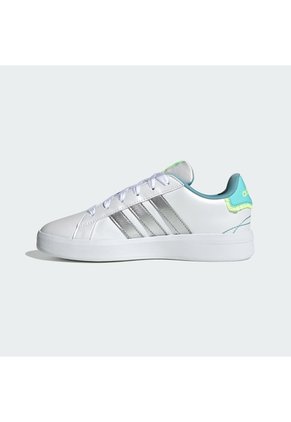 Tenis Rosado Adidas Grand Court 3.0 Niñas Blanco