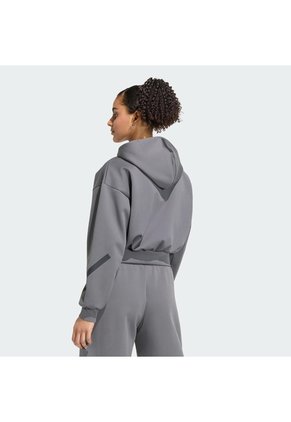 Buzos Y Súeteres Gris Adidas Buzo Corto Z.N.E. Cierre Frontal Gris