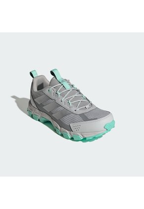 Tenis Plateado Adidas De Senderismo Terrex Rockadia Verde