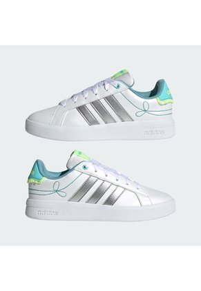 Tenis Rosado Adidas Grand Court 3.0 Niñas Blanco