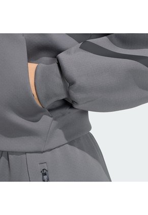 Buzos Y Súeteres Gris Adidas Buzo Corto Z.N.E. Cierre Frontal Gris