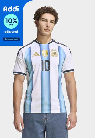 Camiseta adidas Performance Local Argentina 26 Messi Blanco adidas Performance