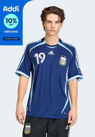 Camiseta adidas Performance Visitante argentina 2006 Messi Azul adidas Performance