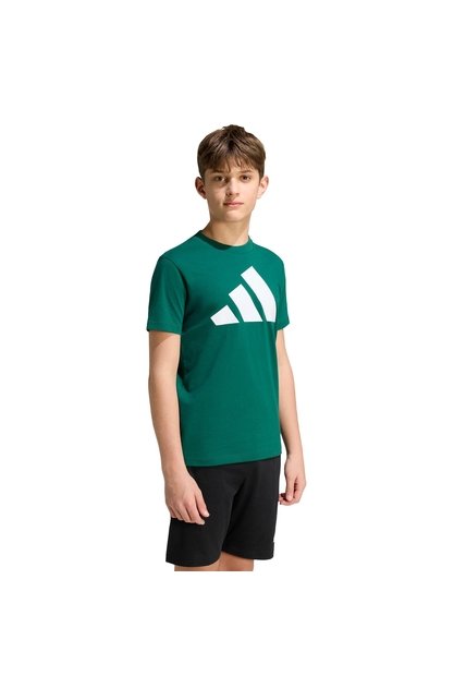 Camiseta Rojo Adidas Essentials Kids Verde