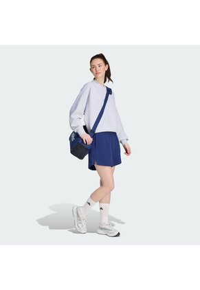 Shorts Beige Adidas Soft Lux Holgados Azul