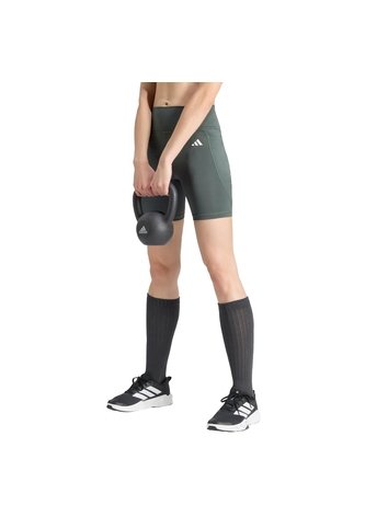 Pantalón Negro Adidas Licras Optimé Essentials Stash Con Bolsillo De 18 cm Gris adidas Performance