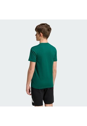 Camiseta Rojo Adidas Essentials Kids Verde
