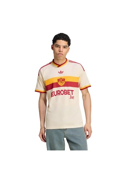 Camiseta Blanco Adidas Visitante AS Roma 26/27 Blanco