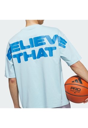 Camiseta Verde Adidas ANTHONY EDWARDS BELIEVE THAT Azul