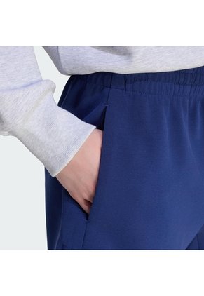 Shorts Beige Adidas Soft Lux Holgados Azul