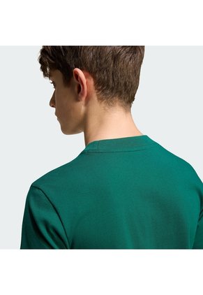 Camiseta Rojo Adidas Essentials Kids Verde