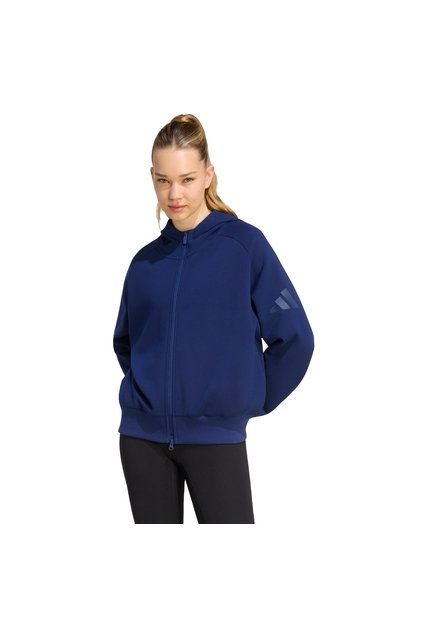 Buzos Y Súeteres Azul Adidas BUZO CON CAPUCHA SOFT LUX CIERRE Azul