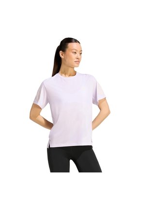 Polera Manga Corta Running Adultos Morado
