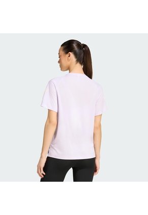 Polera Manga Corta Running Adultos Morado